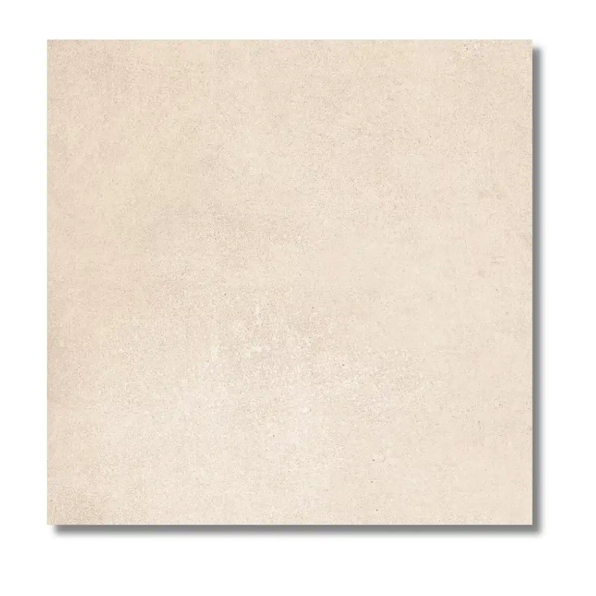 Manhattan Sand matt porcelain floor tile in a minimalist bathroom