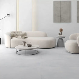 basil white porcelin tiles