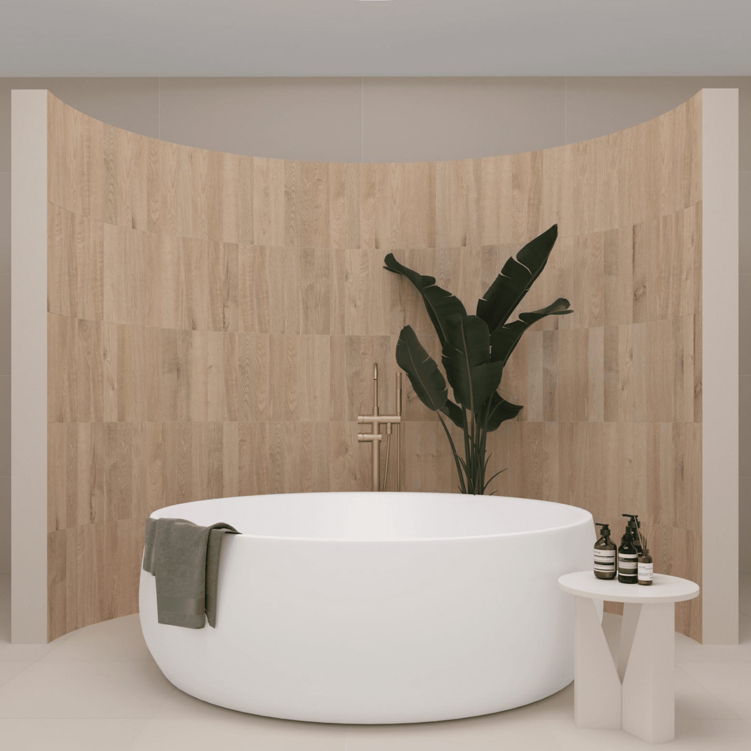 Brown porcelain tile for floors