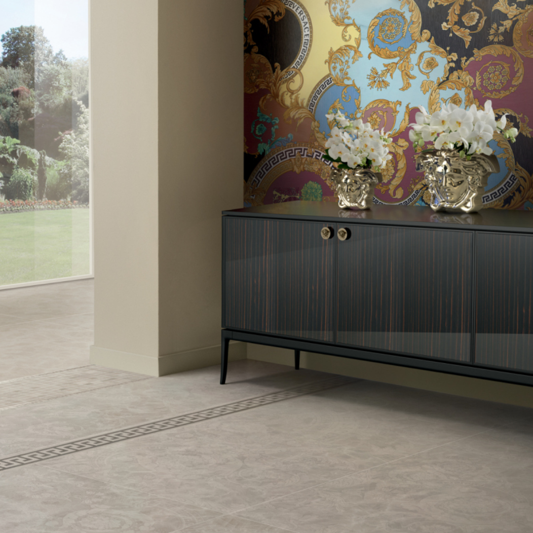 White ceramic marble effect wall and floor interior tiles