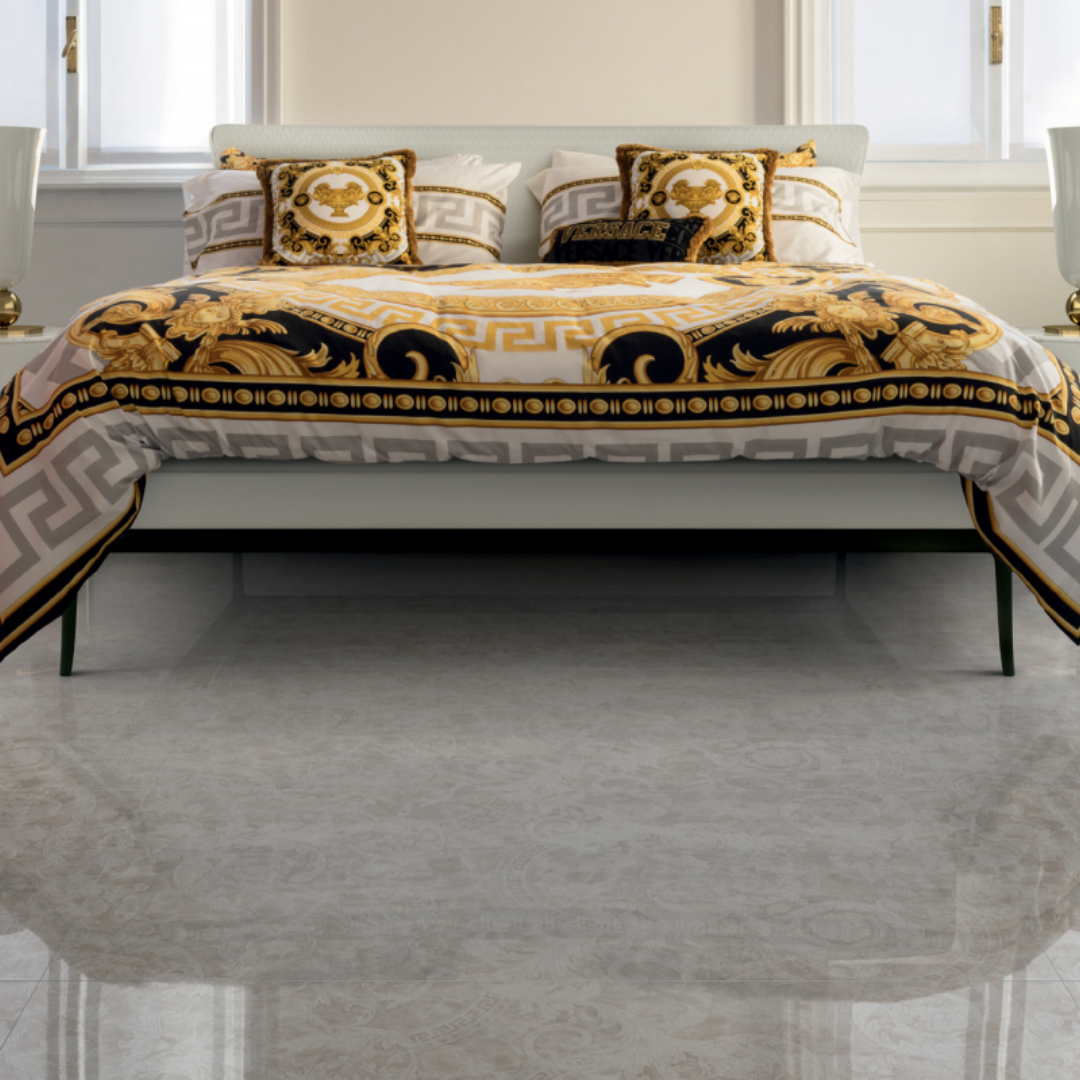 White marble effect ceramic tiles for modern wall interiors