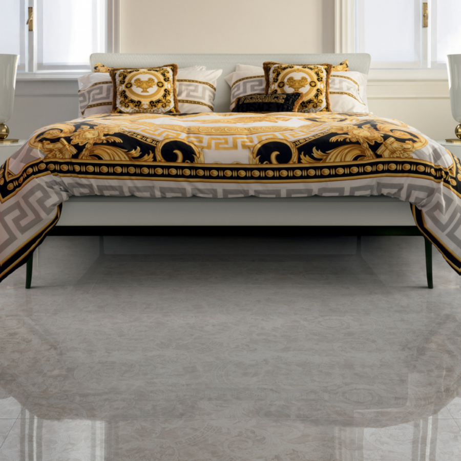 White marble effect ceramic tiles for modern wall interiors