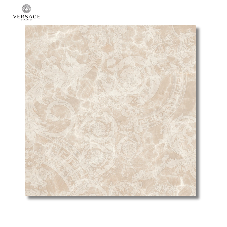 Meteorite Megabarocco Miele beige ceramic marble effect wall floor tiles