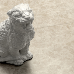 Beige ceramic marble effect tiles with elegant Matt surface finish