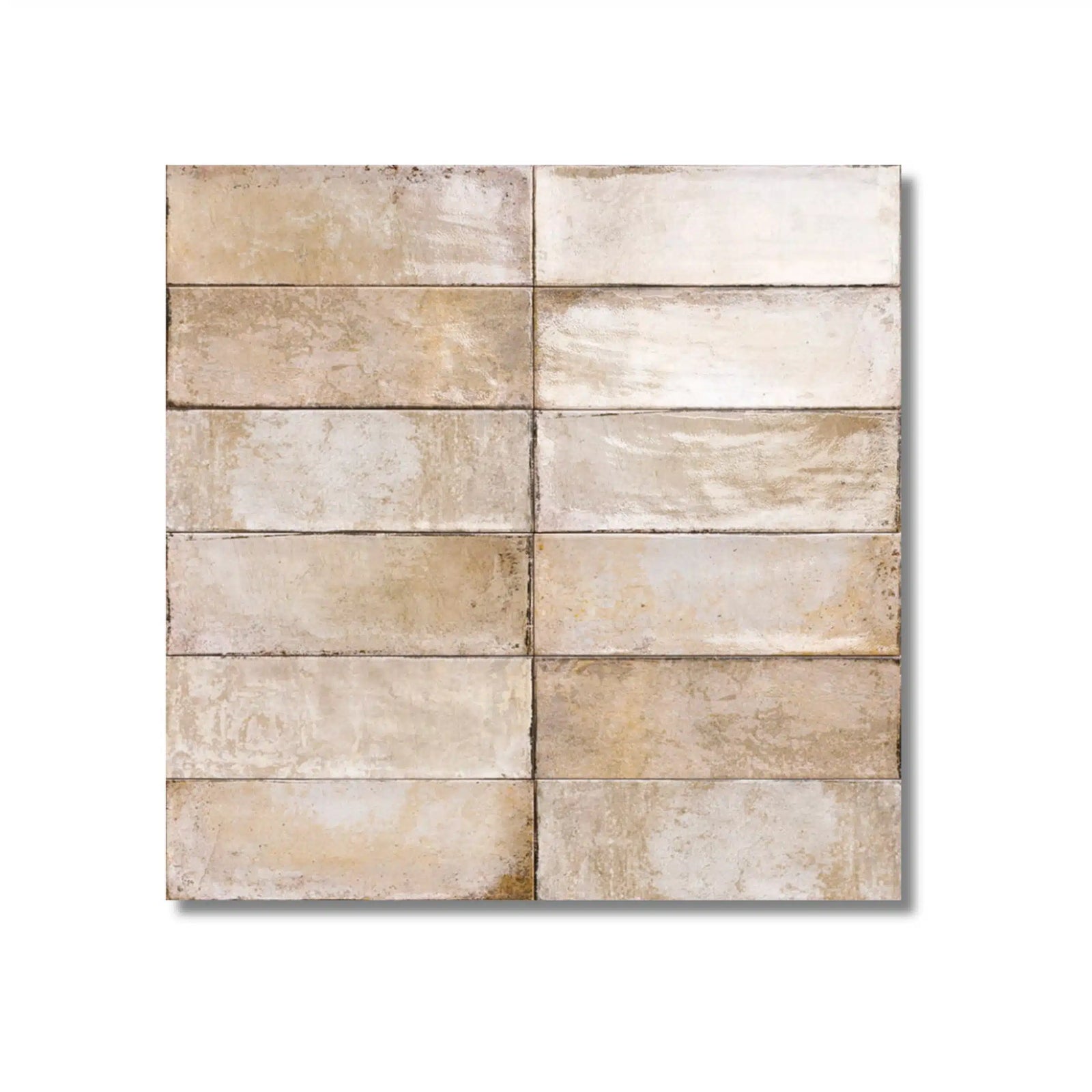 Oakham Cream ceramic wall tile in gloss