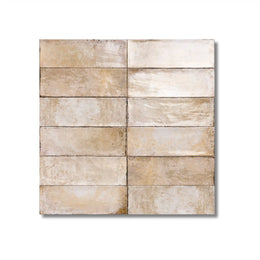 Oakham Cream ceramic wall tile in gloss