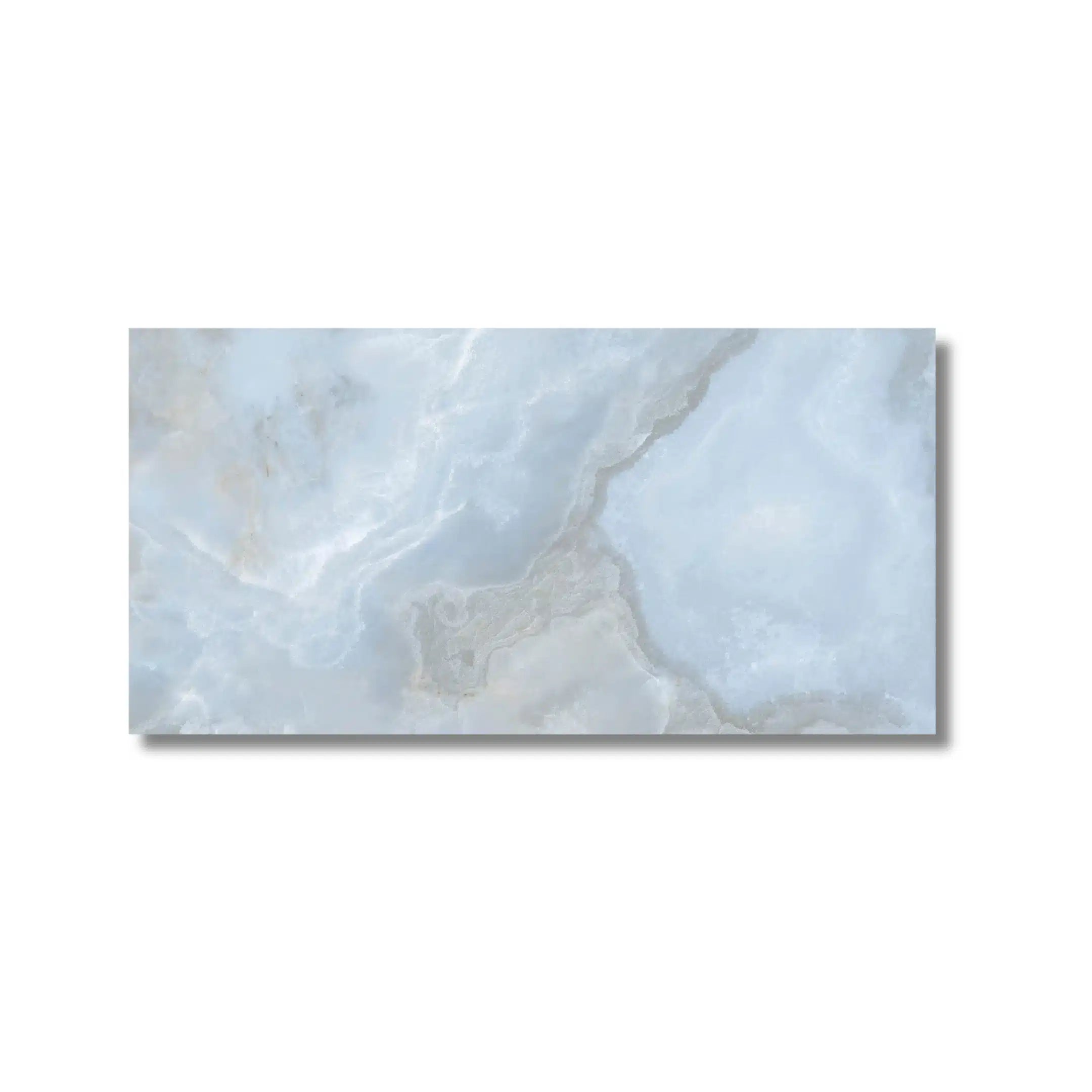 Large format Oni Coral polished tile