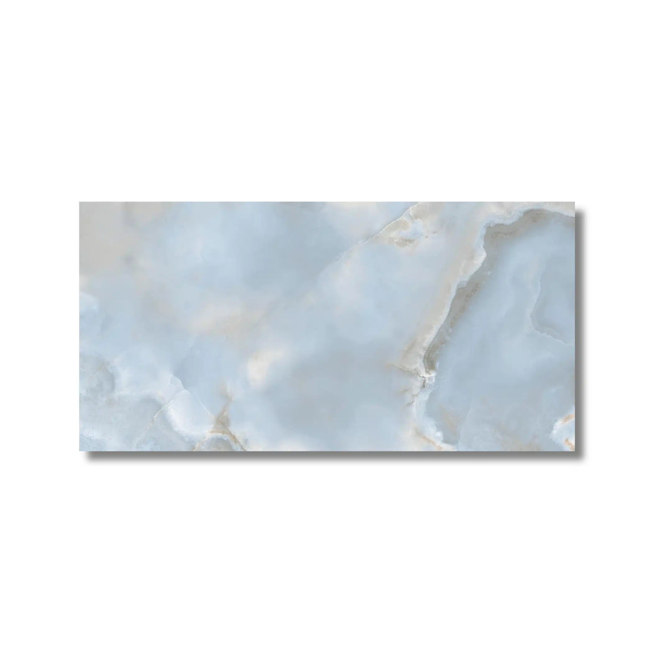 Large format Oni Coral polished tile