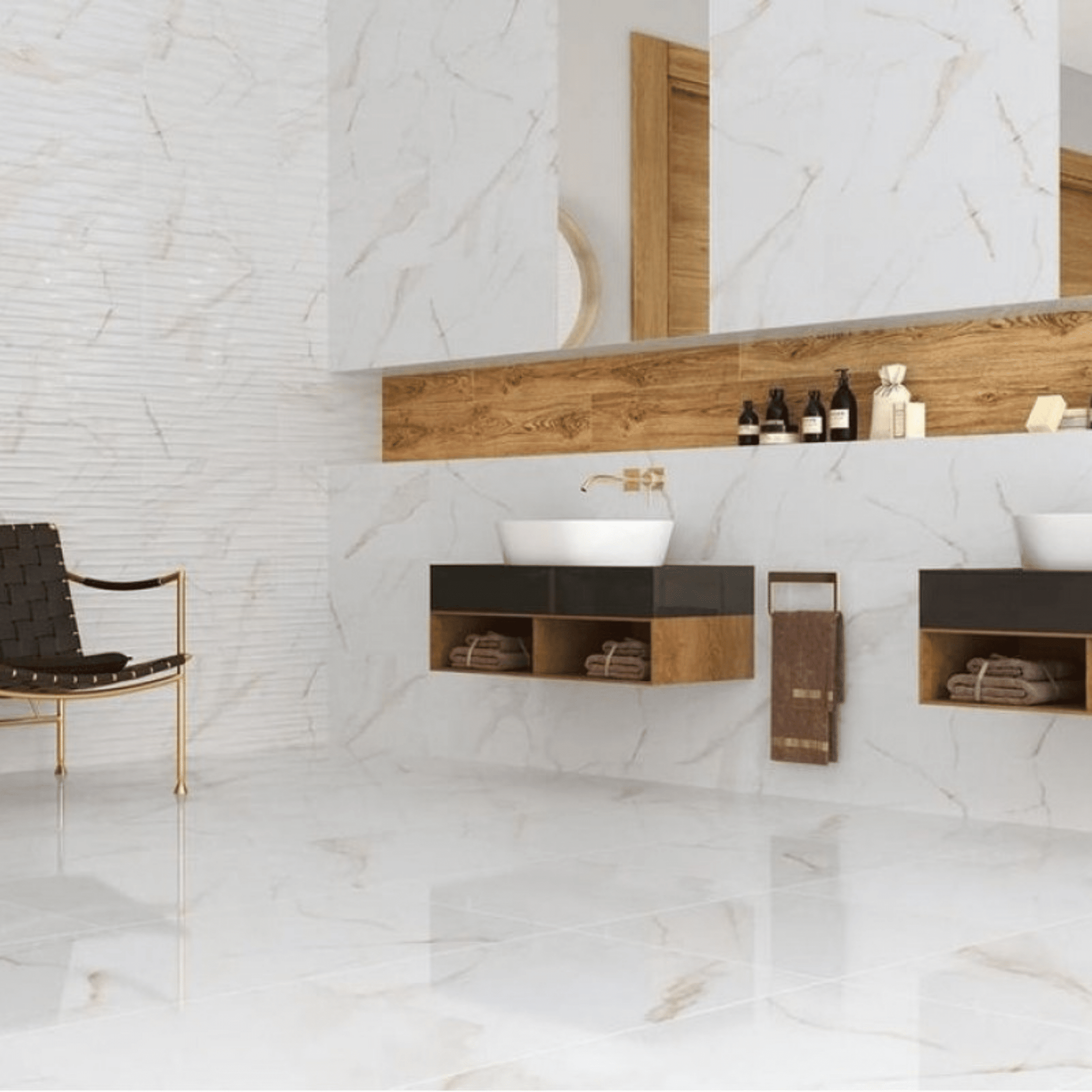 Modern Vespa Gold wall decor tile